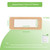 NeuHeils Border Lite Silicone Foam Dressing 2"x5", 20 Packs, Latex Free
