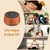 Color Noise Sleep White Noise Sound Machines 25 Soothing Sounds 32 Volume Levels 5 Timers and 4 Sound Categories Memory Function for Everyone, WOOD