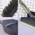 Dust Pan Broom Dustpan Brush - Dust Pans with Brush, Hand Broom and Dustpan Set, Handheld Broom and Dustpan Set, Used to Clean Floors, Tables, Animal Cages, PET Fiber Bristles (3pcs)