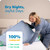 Improvia Positioning Bed Pad, with 8 Reinforced Handles, Quick-Drying, Washable, Waterproof, for Lifting, Turning, Transfering, Elderly and Incontinence Patients (Green, 34" x 52" - Pack of 1)