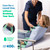 Improvia Positioning Bed Pad, with 8 Reinforced Handles, Quick-Drying, Washable, Waterproof, for Lifting, Turning, Transfering, Elderly and Incontinence Patients (Green, 34" x 52" - Pack of 1)