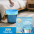 300 Count 15 Micron Extra Thick 4 Gallon Drawstring Small Trash Bags