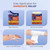 Burn-Fix- 25 Pack-Burn Gel Dressing 4 x 4 Burn Care Cream First Aid Treatment. Immediate Pain Relief Hydrogel Burn Dressing for 1st, 2nd Degree Burns, Razor & Sunburns for Home, Work, Fire, EMS
