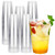 RACETOP 14 oz Clear Plastic Cups 100 Pack for Party