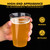 RACETOP 14 oz Clear Plastic Cups 100 Pack for Party