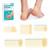 Hydrocolloid Gel Blister Bandages Pads - Promifun Waterproof Adhesive Blisters Bandages - Blister Pads for Heel, Foot, Toe, Feet - Gel Blister Chshions for Prevention & Recovery (45ct, Variety Pack)