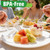 500 Count Plastic Silverware Heavy Duty, 250 Spoons & 250 Forks, BPA-Free