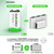 DURNERGY 9 Volt Battery, 9V Batteries 24 Pack, Smoke Detector Battery 9V 6LR61 Battery Square Batteries 9V Alkaline Batteries