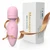 Fuwyiy Mini Massager Tools,Small Waterproof Cordless Handheld Massager with 10 Vibration Modes, Personal Handheld Massager for Back(Pink)