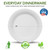 Stock Your Home 9-Inch Paper Plates Uncoated, Everyday Disposable Plates 9" Paper Plate Bulk, White, 500 Count