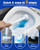 60 Pack Wand Refills Compatible with Clorox Toilet Brushes, Instant Foam Cleaning, Secure Lock No Slipping, Odor Neutralizing, Easy Snap-On Design