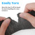 36 Rolls Black Elastic Self Adhesive Bandage Wrap 2 Inch, Breathable Cohesive Bandage, Ankle Sprains Swelling Sports Athletic Grip Tape, Dogs Pet Vet Wrap