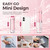 WAFLOO Water Flosser Travel Mini Cordless Portable: 5 Modes for Brace