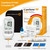 CareSens N Feliz Blood Glucose Monitoring Kit with 100 Blood Sugar Test Strips, 100 Lancets, 1 Blood Glucose Meter, 1 Lancing Device, 1 Control Solution, Travel Case for Diabetes Testing Kit for Personal Use