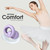 Vosaf Noise Cancelling Ear Plugs for Sleeping, Reusable Silicone Ear Plugs for Noise Reduction, Soft Hearing Protection with 8 Ear Tips for Concerts, Work, Shooting, and Travel (Lavender)