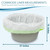 TidyCare Bedside Commode Liners for Portable Toilet Chair Bucket and Bedpan | Value Pack of 96 Disposable Waste Bags for Adults in Medical Care | Universal Fit Portable Toilet Liners