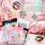 ANZNKU 100PCS Holographic Mylar Bags, Resealable Smell Proof 7.1x10.2