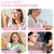 GUOUBUO Magnifying Glass with Light, 1.5X-5.0X Magnifying Glasses 4 Lenses