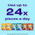 Nicorette Nicotine Gum Stop Smoking Aid, 4 mg, Cinnamon Surge Flavor - 2x100 Count