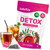 LULUTOX Detox Tea - Herbal Blend with Dandelion, Ginseng, and Ginger - Supports A Healthy Weight, Digestive Health - Vegan, All Natural, Laxative-Free - Peach Flavor (28 Servings)