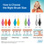 TePe Pack of 25 Interdental Brush Original, Soft Dental Brush for Teeth Cleaning, 5, Green