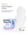 RPE Life 100% GOTS Organic Cotton Menstrual Pads with Wings, 54 Count