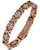 Feraco Pure Copper Bracelets for Women, 5X Ultra Strength Magnetic Bracelet with 5000 Gauss Magnets & Sparkling Cubic Zirconia, Premium Folding Clasp, Infinite Clover Jewelry Gift
