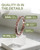 Feraco Pure Copper Bracelets for Women, 5X Ultra Strength Magnetic Bracelet with 5000 Gauss Magnets & Sparkling Cubic Zirconia, Premium Folding Clasp, Infinite Clover Jewelry Gift