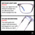 LVIOE Classic Square Frame for Men Women Clear Lens Glasses
