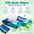 Body Wipes for Adults Bathing No Rinse - Adult Wipes for Elderly 8"x 12"(400 count) Shower for Adults No Rinse, Incontinence Disposable Washcloths, Aloe Vera, Vitamin E