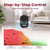 Ultrasonic Pest Repeller for Indoor Use - 2 Pack - Covers Up to 1,500 sq ft per Device - 3 Modes Mouse Repellent - Rodent Repellent – Helps Repel Rats, Spiders, Mosquitoes, Ants & Household Insects