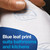 Tork Xpress Soft Multifold Hand Towel White with Blue Leaf Print, Premium Quality, 135 Towels per Pack, 16 Packs, Fits H2 Towel Dispensers and Tork Xpress Paper Towel Dispenser, Black, Compact for Home Use, Fits H2 Towels