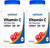Nutricost Vitamin C with Rose Hips 1025mg, 120 Capsules - Vitamin C 1000mg, Rose Hips 25mg, Premium, Non-GMO, Gluten Free Supplement (Pack of 2)