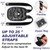 AiricePac 2 Ice Pack for Knee Pain Relief, Reusable Gel Ice Wrap for Injuries, Swelling, Knee Replacement Surgery, Cold Compress Therapy for Arthritis, Meniscus Tear and ACL, Black