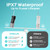 COSLUS T40 Mini Water Flosser for Travel, Portable Compact Design