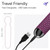 bed geek Handheld Cordless Personal Wand Massager – Waterproof, USB Rechargeable, 20 Vibration Patterns, 8 Speeds, Memory Feature, Skin-Soft Silicone for Ultimate Relaxation Tool