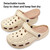 INMINPIN Women and Men Orthopedic Clogs Arch Support Garden Shoes Sandals Slippers with Plantar Fasciitis Feet Insoles,Pure Beige,9.5-10.5 Women/7.5-8.5 Men
