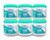 Bright Air 14 oz. Super Odor Eliminator, For Medium-Size Spaces, Linen & Spring Breeze Scent, Case of 6, Air Freshener, Natural Essential Oils, Lasts Up to 90 Days Each