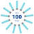 Metene TD-4116 Blood Glucose Test Strips, 100 Count, No Monitor