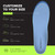 Superfeet All-Purpose Support Medium Arch Insoles (Blue) for Active Lifestyle with Medium Arch Support - Junior/Little Kid 13.5-2