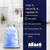 Plasticplace Custom Fit Trash Bags, Compatible with simplehuman Code H (200 Count) Tinted Blue Drawstring Garbage Liners 8-9 Gallon / 30-35 Liters, 18.5" x 28"