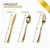 Gold Plastic Silverware Set (600-Pack) – Disposable Heavy Duty Cutlery, 200 Forks, 200 Knives, 200 Spoons for Parties, Weddings, Dinners & Holidays, Stock Your Home