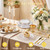 Rubtlamp 60Pcs Clear Plastic Plates,Clear Disposable Plates With Gold Rim,Heavy-duty Gold Plates,Hammered Party Plates Include 30Clear Dessert-Platos,30Dinner-Platos for Wedding, Party