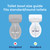 Drive Medical 2-in-1 Raised Toilet Seat with Removable Padded Arms