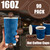 Lamosi 16 oz Coffee Cups 90 Pack, Disposable Insulated Corrugated Paper Cup