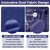 AiricePac Ice Packs for Injuries Reusable,10”x 14” Gel Cold Pack for Knee Neck Shoulder Ankle Elbow Hip Back Pain Relief, Cold Compress Therapy for Swelling, Bruises, Surgery, Blue, 2 Pack