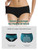 TIICHOO Period Underwear for Women Heavy Flow Period Panties(3XL, 5 Black)