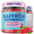 Saffron +Magnesium Glycinate +Omega-3 - Calm Focus Gummies for Kids 4+, Saffron Extract Supplement with L-Theanine, Holy Basil, Rosemary, B6, D3 for Happy Mood, Cognition, Nerve, Sugar Free, 2 Pack