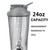 VOLTRX VortexBoost Electric Shaker Bottle, USB C Rechargeable Protein Shake Mixer, Shaker Cups for Protein Shakes and Meal Replacement Shakes, BPA-Free, Made with Tritan,Purple