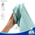 MR.SIGA Ultra Fine Microfiber Cloths for Glass, Pack of 36, 35 x 40cm 13.7" x 15.7"